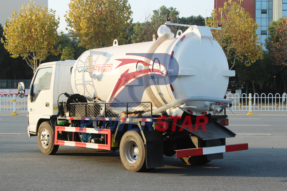 Philippines Isuzu sewer cleaner truck factory