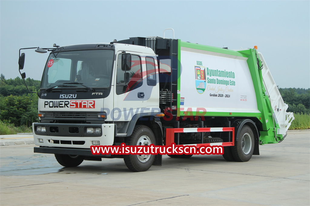 Caminhão compactador de lixo ISUZU FTR 16cbm