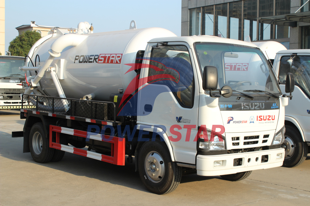 Philippines Isuzu sewer cleaner truck factory