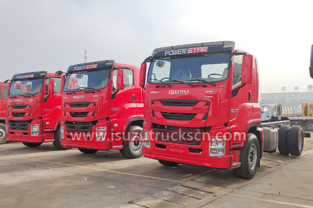 Chassi de caminhão de combate a incêndio ISUZU GIGA 4x2 modelo 420HP