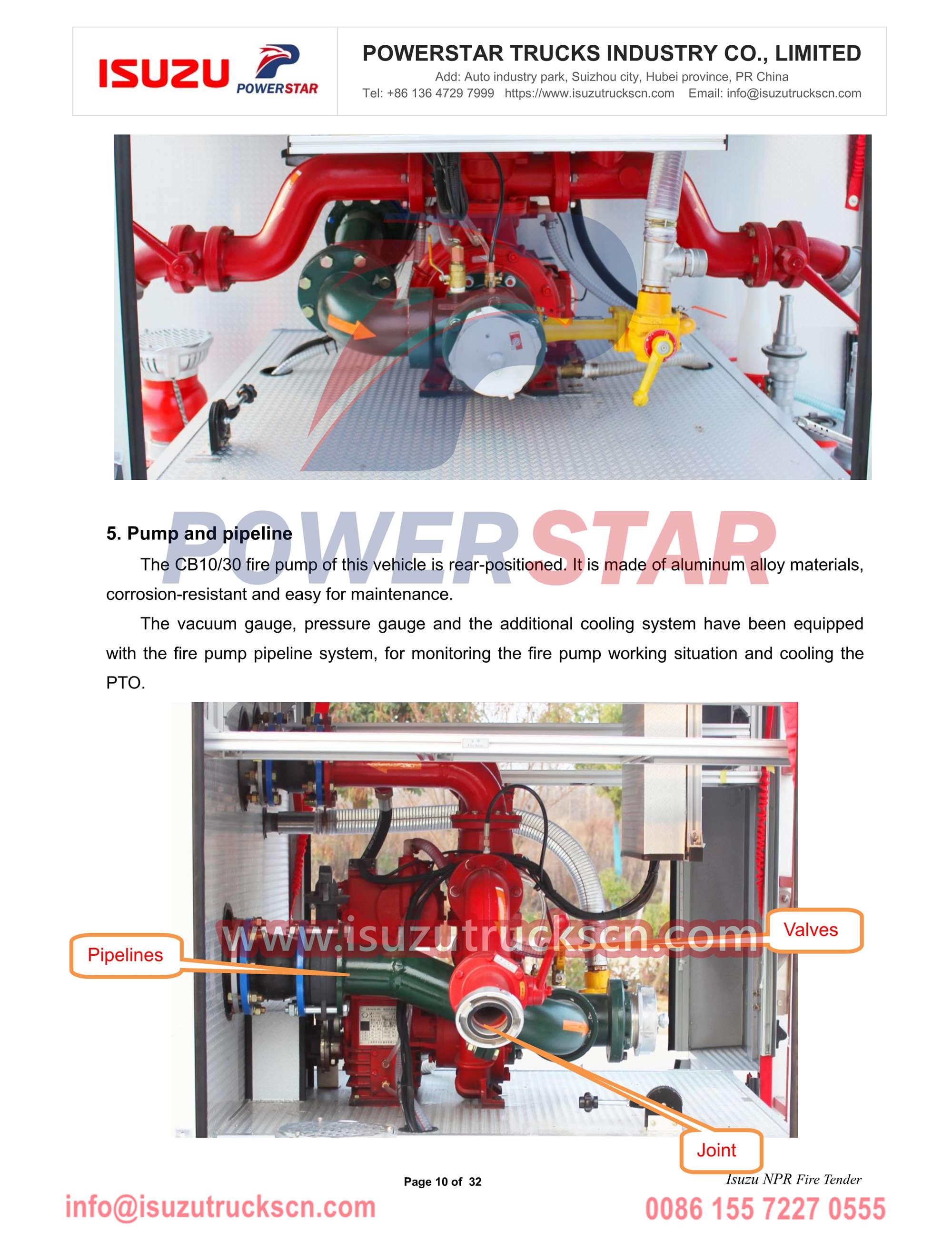 MOTOR DE INCÊNDIO ISUZU