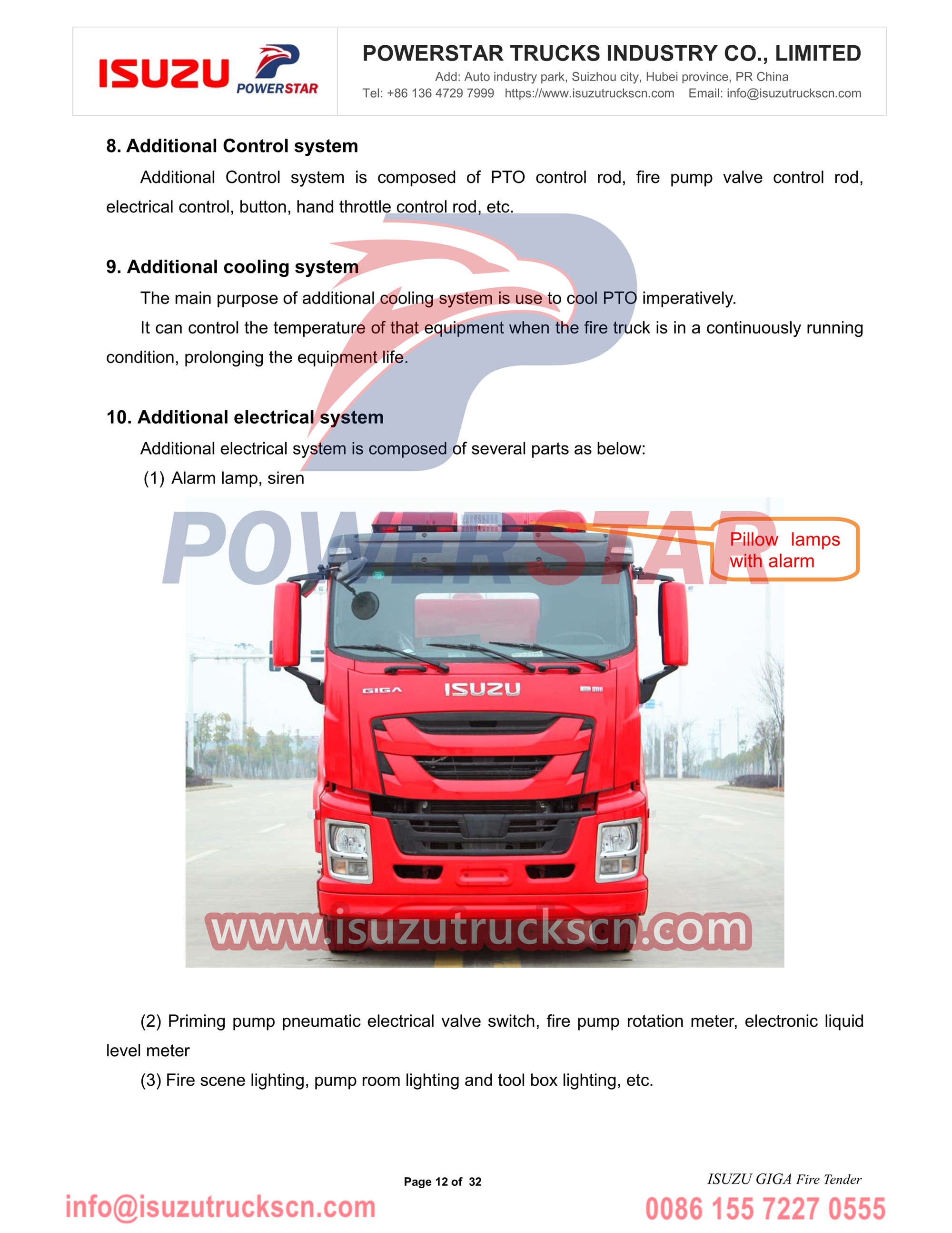 Concurso de fogo Isuzu