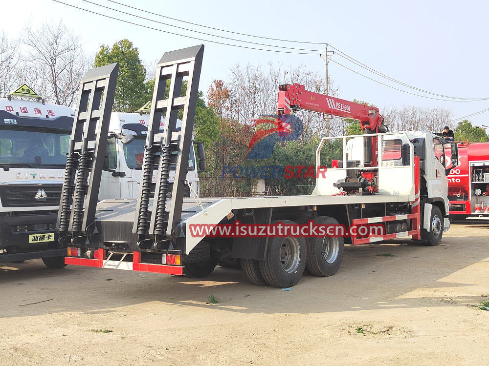 Isuzu GIGA 10whels Self Loading truck with Crane and Winch