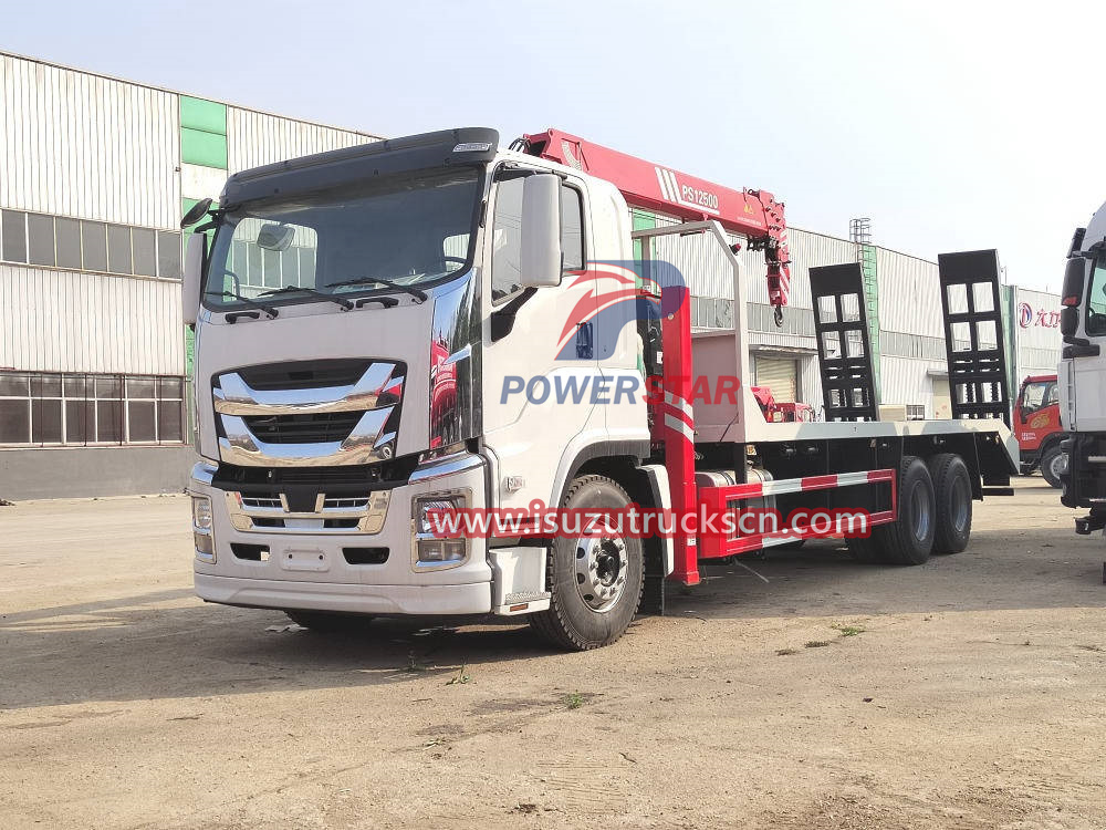 Isuzu GIGA 10whels Self Loading truck with Crane and Winch