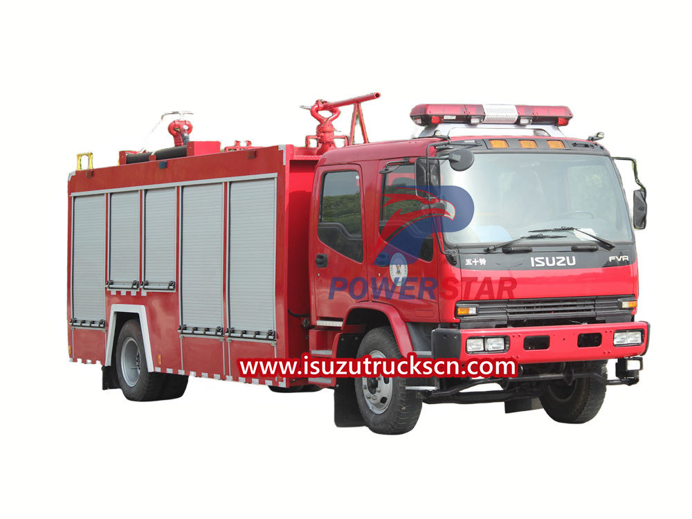 Carro de bombeiros Isuzu