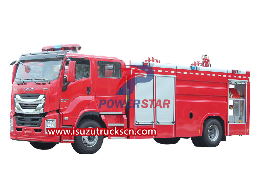 Carro de bombeiros Isuzu