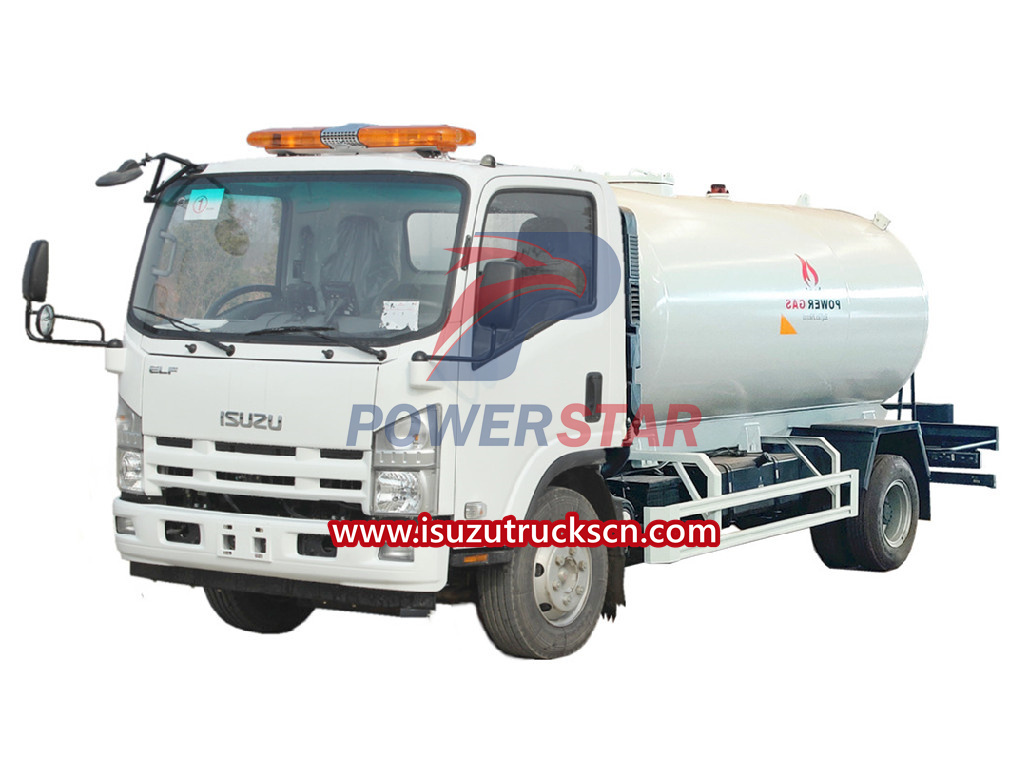 ISUZU NPR LPG bobtail tank truck