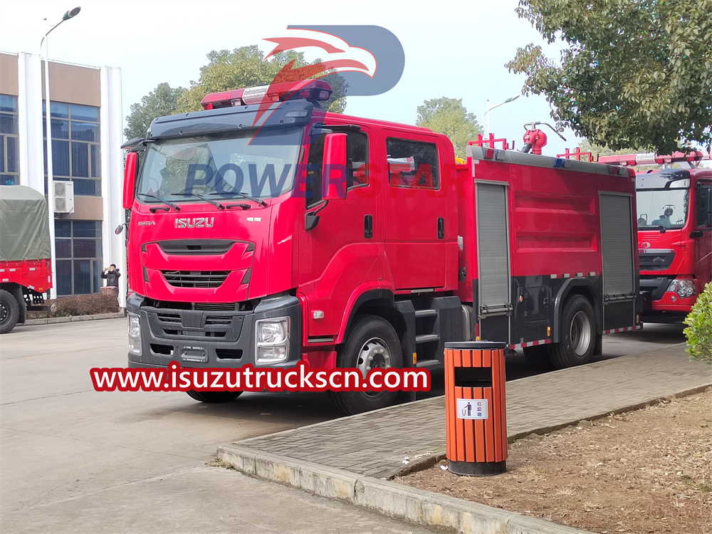 caminhão de bombeiros isuzu