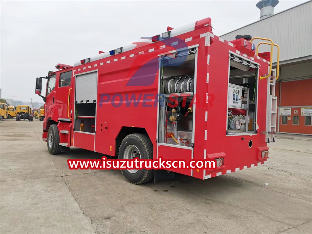 caminhão de bombeiros isuzu