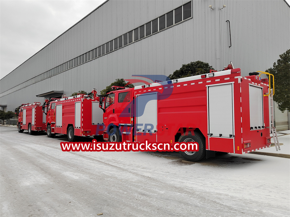 caminhão de bombeiros isuzu