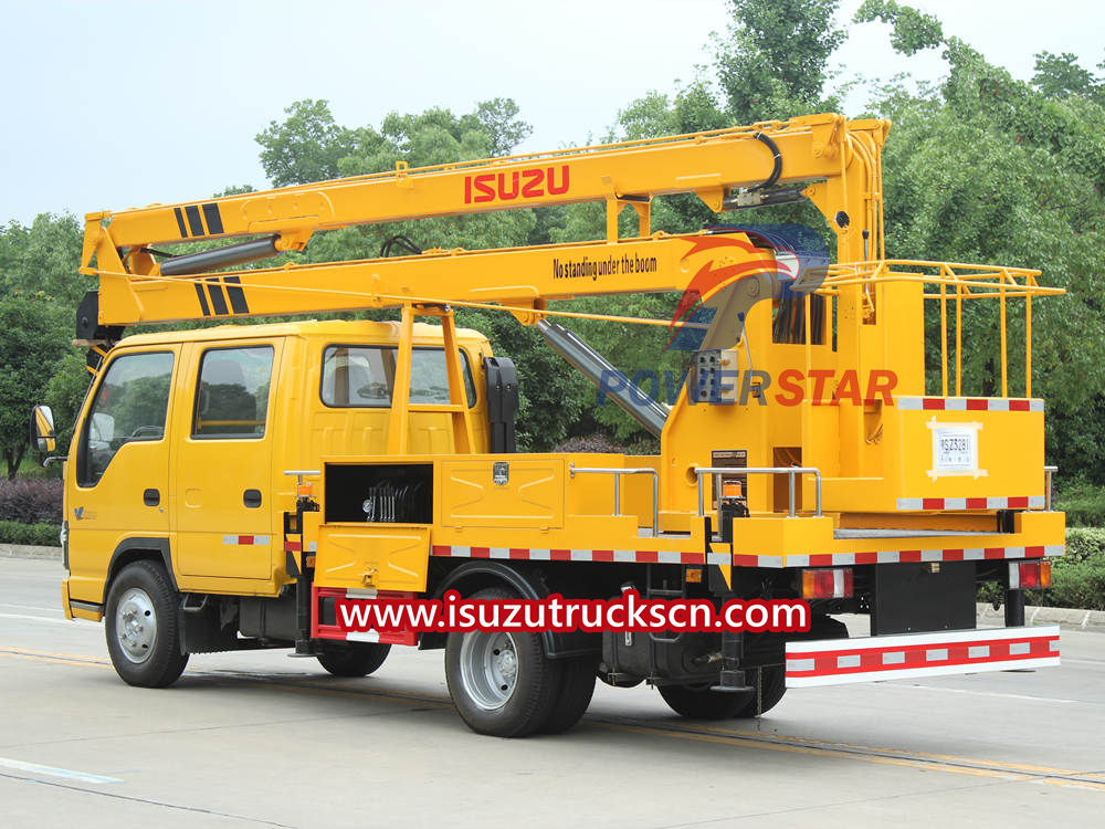 Caminhão de plataforma aérea Isuzu