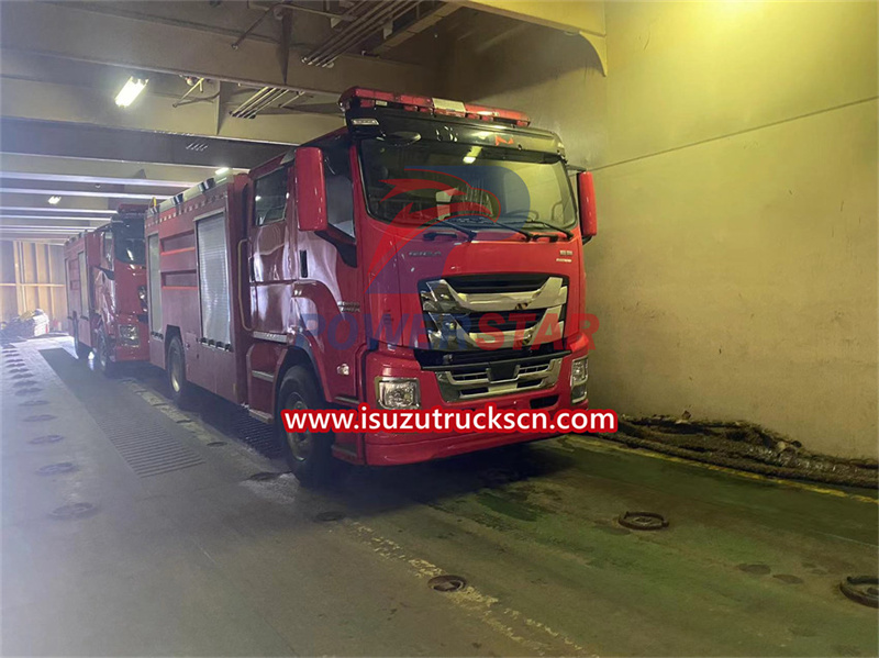 Caminhão de bombeiros Isuzu giga