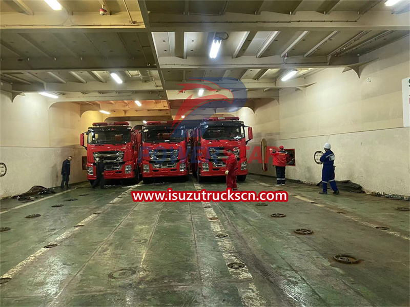 Caminhão de bombeiros Isuzu giga