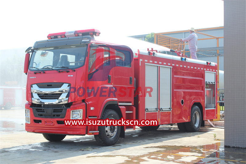 isuzu giga fire truck 