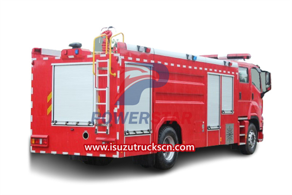 caminhão de bombeiros isuzu