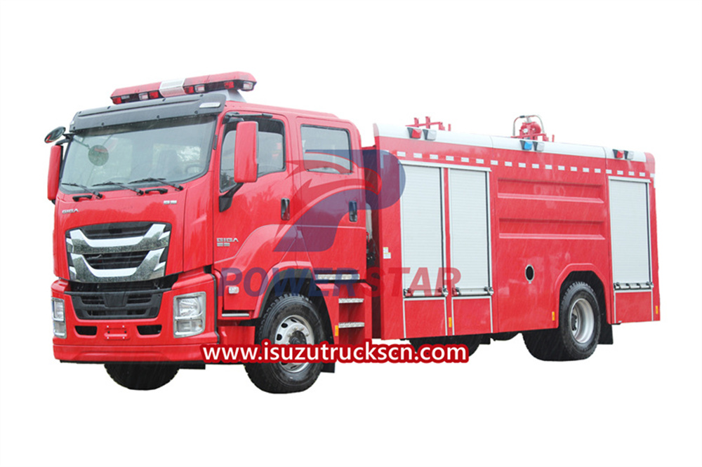 caminhão de bombeiros isuzu