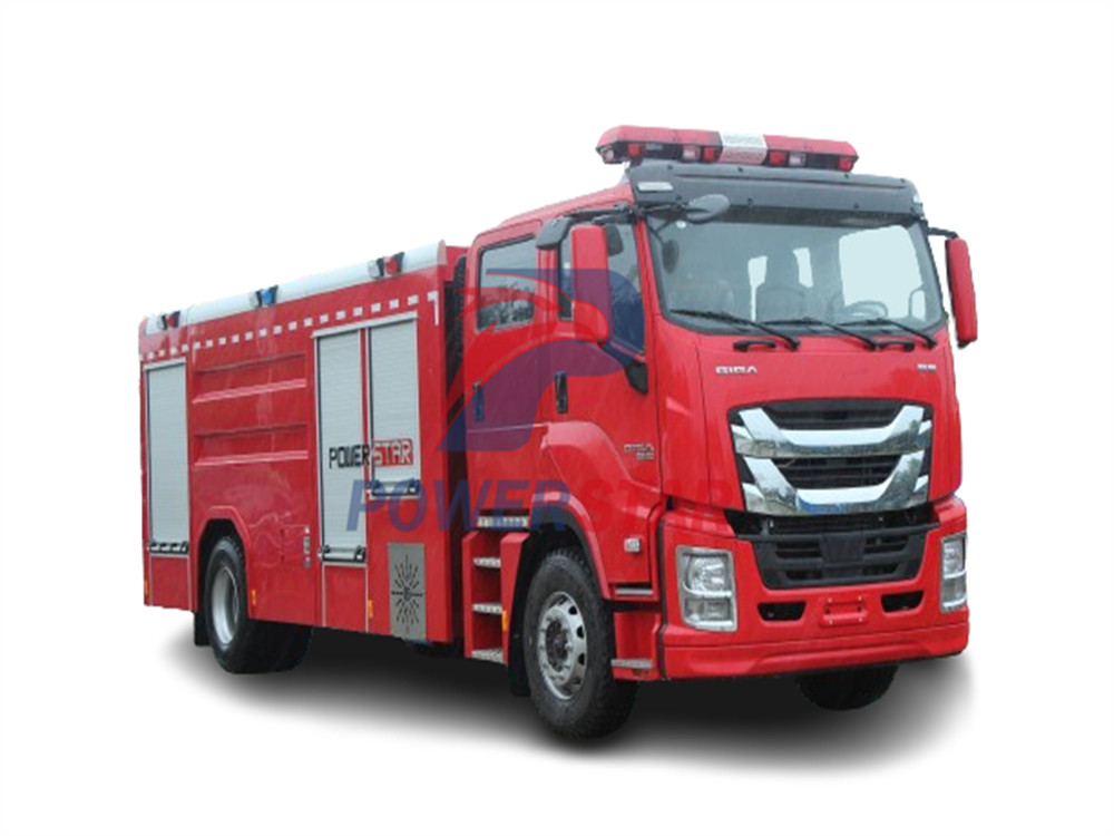 caminhão de bombeiros isuzu