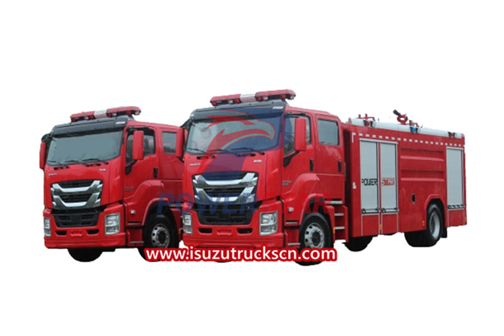 caminhão de bombeiros isuzu