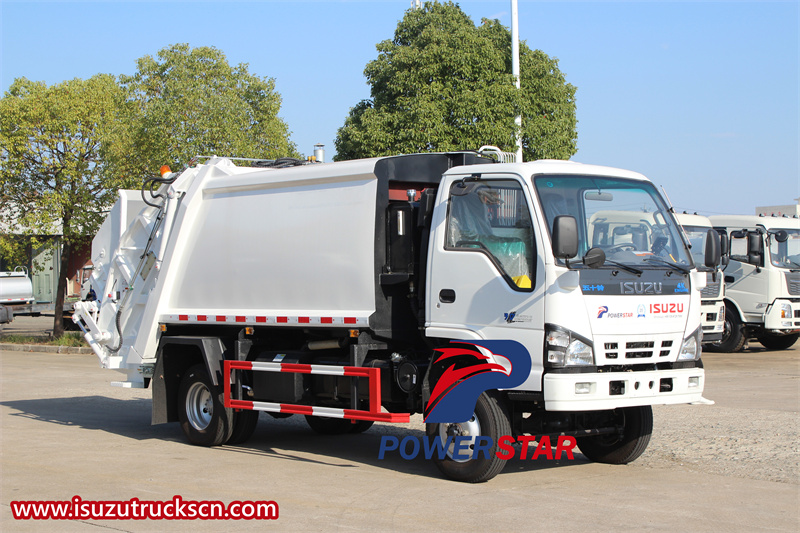 isuzu rear loader compactor