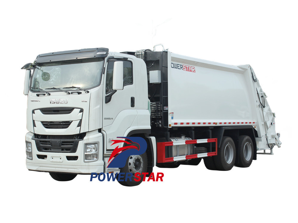 isuzu garbage compactor truck