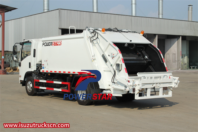 isuzu garbage compactor truck