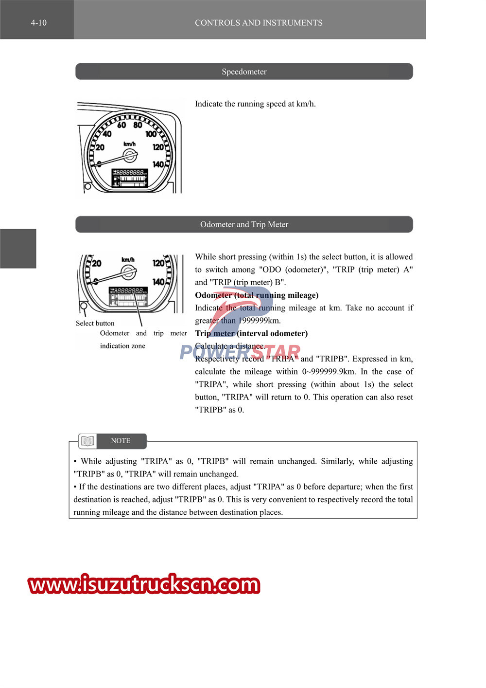 manual de caminhão especial da série isuzu vc61