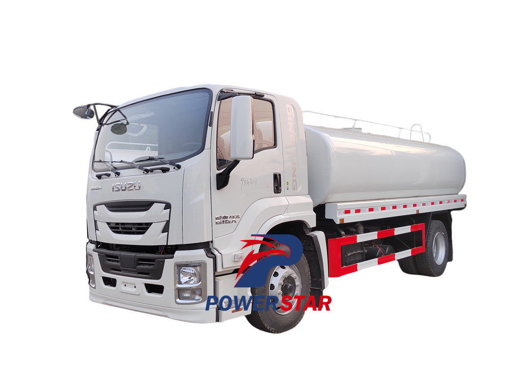 Isuzu drinking water truck for rental 