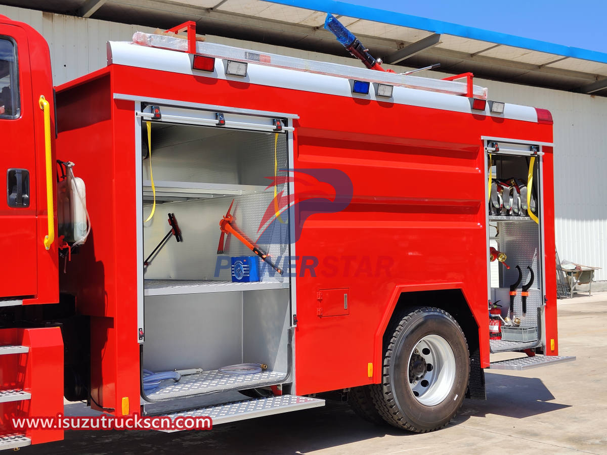 Ethiopia isuzu giga water fire trucks