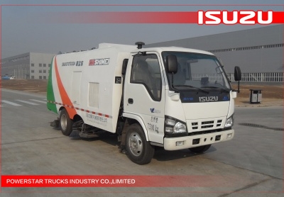 Japanese 88KW Isuzu 4KH1-TCG40 vacuum sweeper Truck mounted street sweeper  for sale