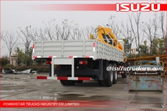 Mini telescopic truck mounted crane 12 ton