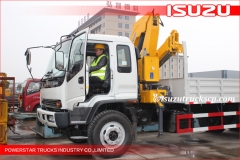 Isuzu Hydraulic Knuckle Boom Truck Mounted Cranes