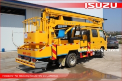 Isuzu  rotary platform and the working basket