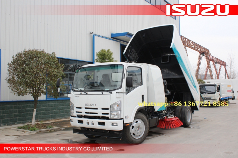 NPR ISUZU Vacuum Truck Mounted Road Sweeper