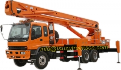 aerial work platform Isuzu hydraulic beam lifter