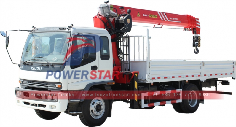 Myanmar Isuzu FTR Boom truck crane