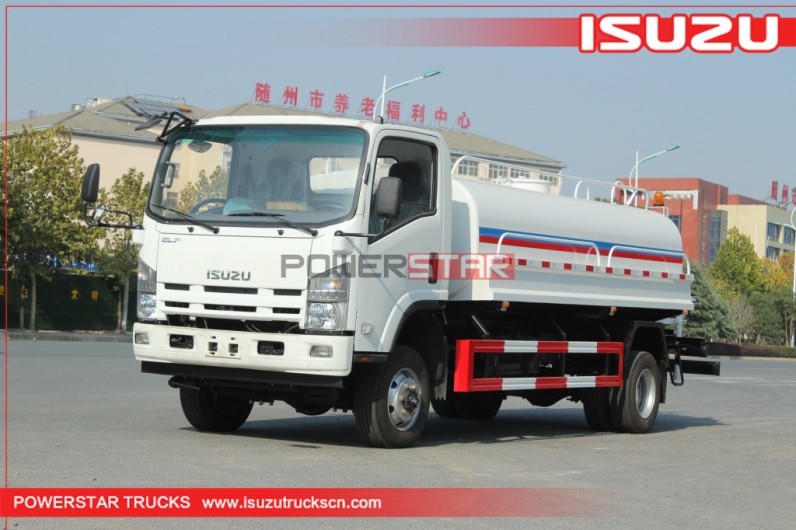 Philippines ISUZU 4X4  Watering Cart Transport Sprinkler Spray Water Tank Bowser Truck