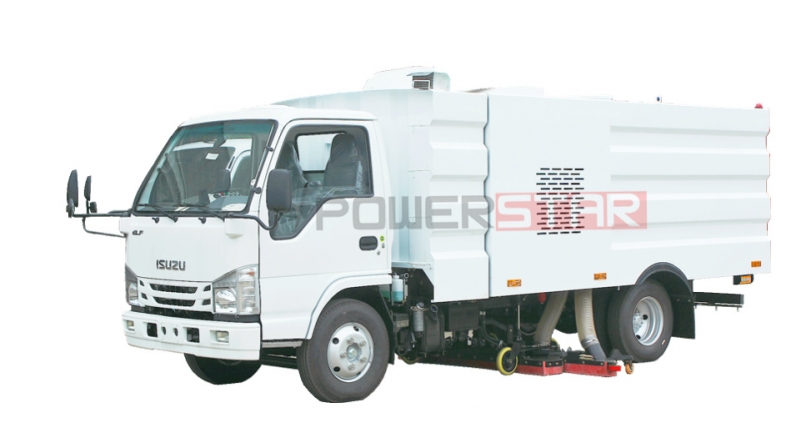 ISUZU Street Cleaning Truck Road Sweeper Machine Vacuum Electric Road Cleaning Machine Truck