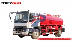 ISUZU FTR 10CBM fire fighting water bowser for sale