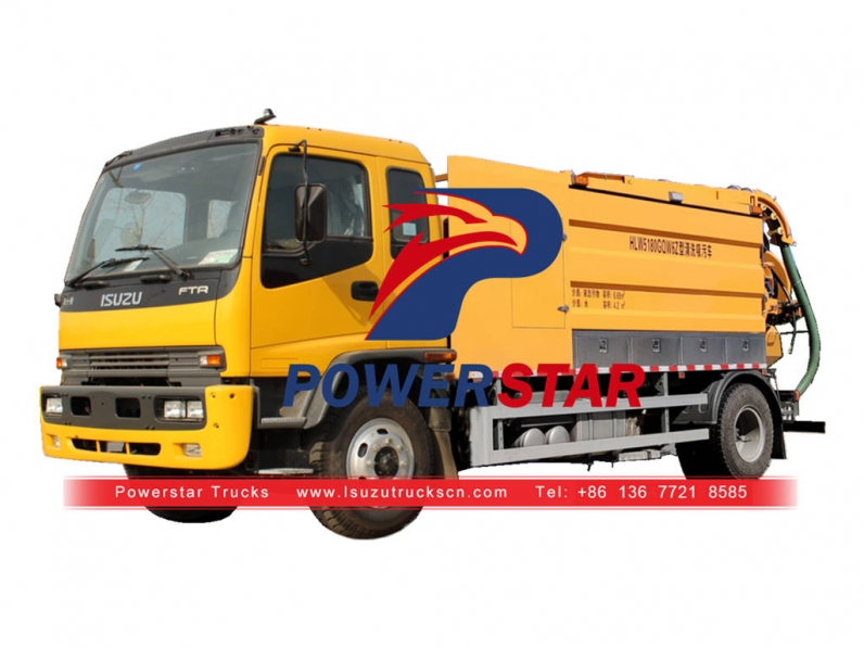 Brand new ISUZU FTR combination sewer cleaner truck