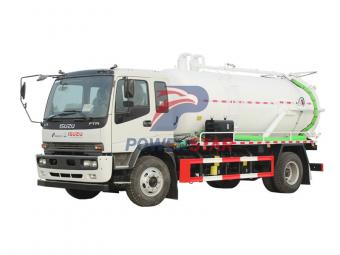 ISUZU FTR sewage tanker truck