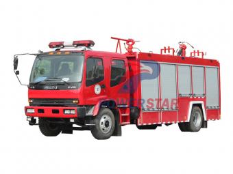 ISUZU FVR rescue pumper truck