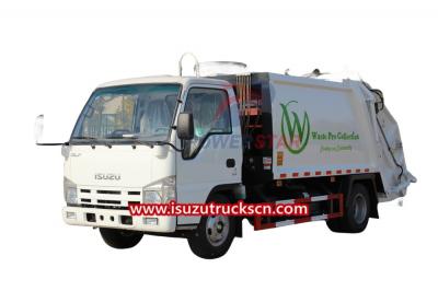 4000L hydraulic compressive garbage truck with 4CBM capacity