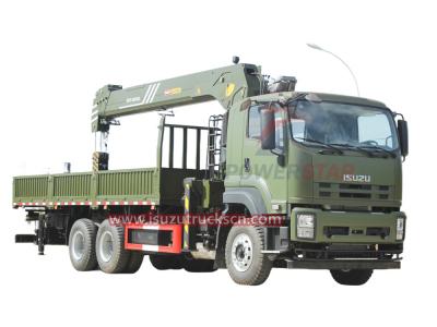 New used Military Isuzu Giga Truck Mounted 16tons Palfinger SPS40000 Telescopic Boom Cranes