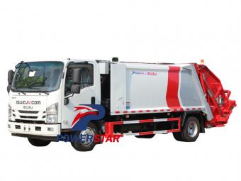 Isuzu 8 cbm garbage compactor truck