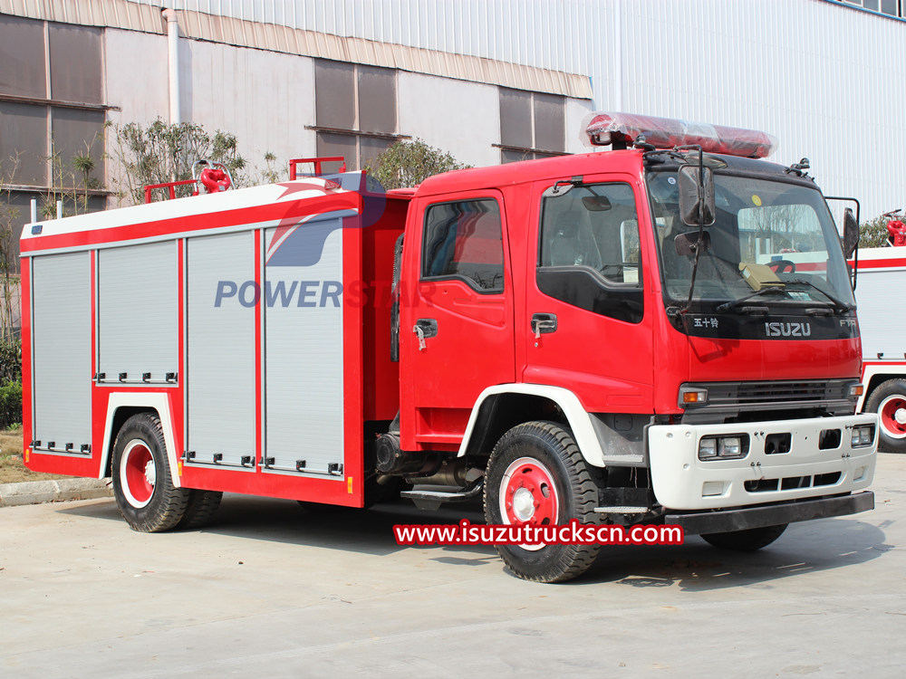 Desempenho da bomba de incêndio e adaptabilidade dos caminhões de bombeiros ISUZU
    