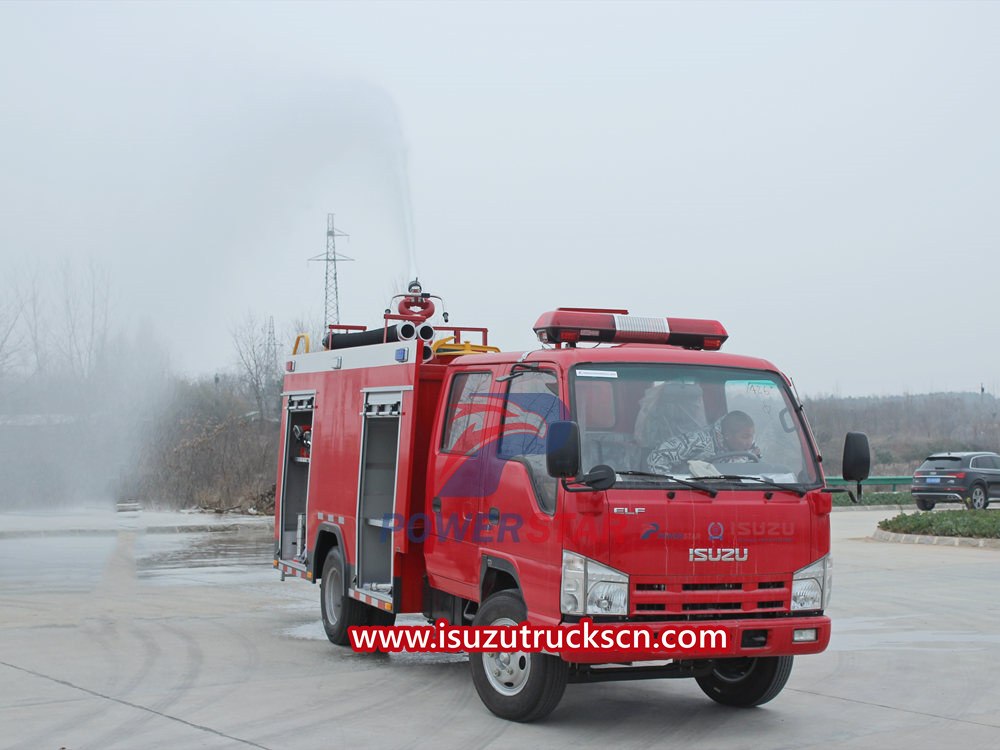 Como escolher um bom caminhão de bombeiros Isuzu
    