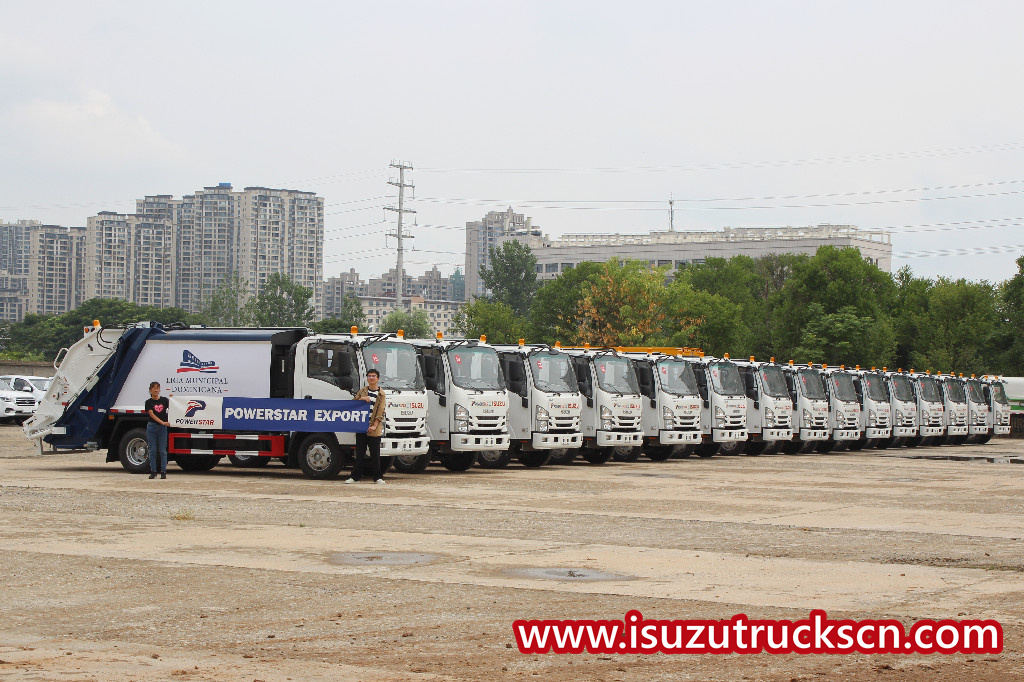 40 unidades ISUZU NPR recusam exportação de caminhão compactador para a Etiópia
    