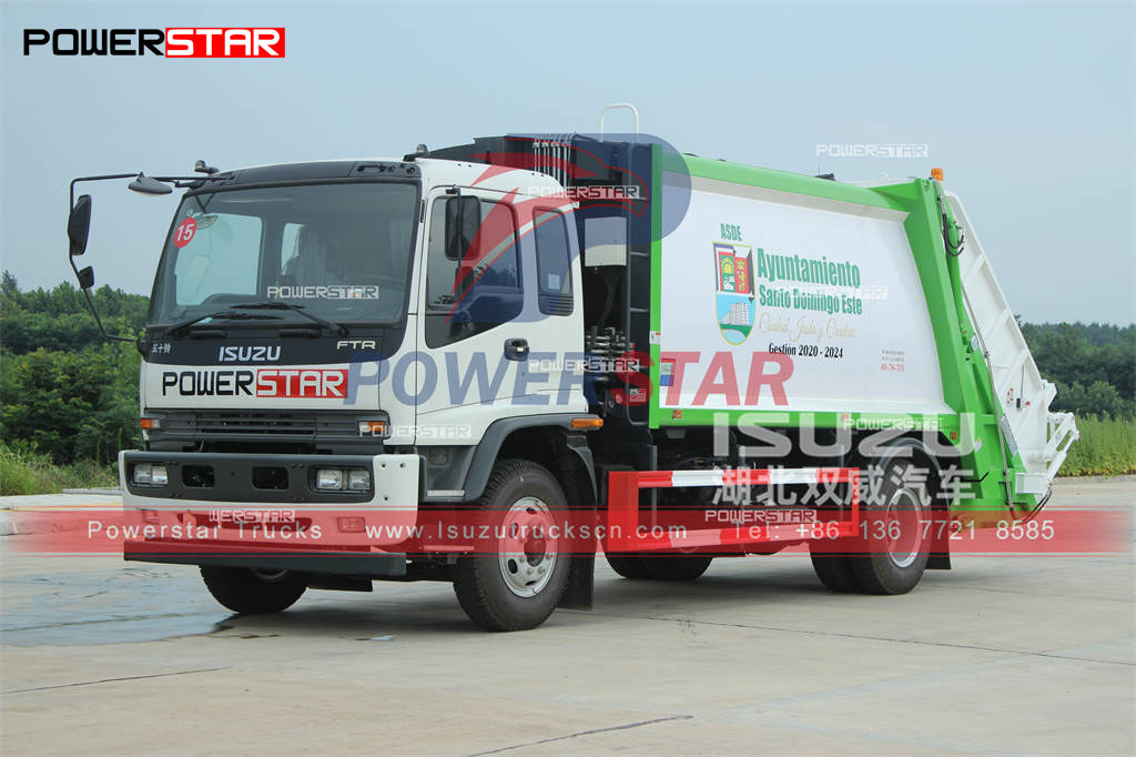 Manual de operação dos caminhões compactadores de lixo ISUZU FTR/FRR/FSR 16CBM
    