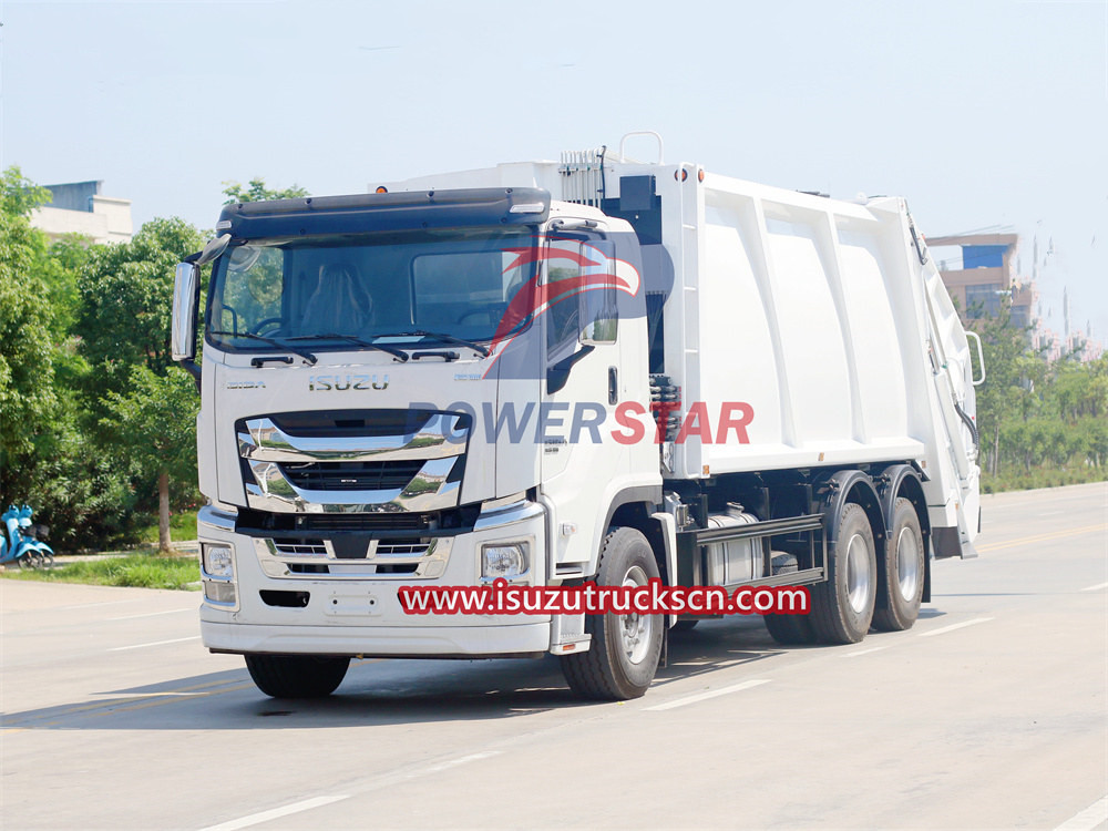 Como personalizar seu próprio caminhão compactador de lixo Isuzu
    