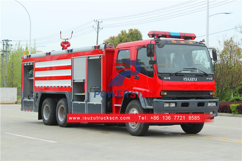 Por que precisa do caminhão de bombeiros do aeroporto Isuzu?
    